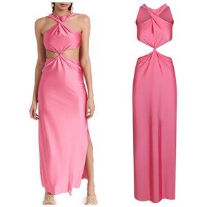 Baobab Ribera Cut-Out Maxi Dress Flamingo Size XS